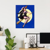 Moonlight Ride Button Up Poster (Heimbüro)