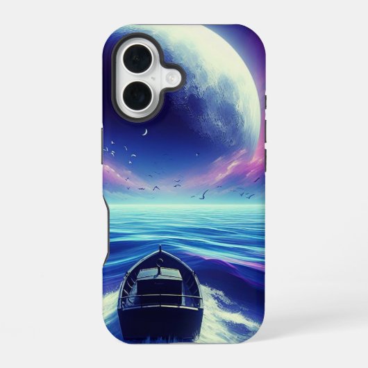 Moonlight Ride Phone Case iPhone 16 Hülle (Rückseite)