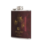 Moonlight Romance Trauzeuge Burgundy ID881 Flachmann (Links)