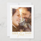 Moonlight Romance Wedding Burgundy ID881 Save The Date (Vorderseite)