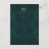 Moonlight Romance Wedding Details Smarald Gr ID881 Begleitkarte (Rückseite)