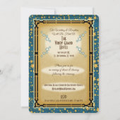 Moonlight Romance Wedding Einladung - Blonde (Rückseite)