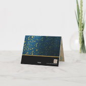 Moonlight Romance Wedding Vielen Dank - Brünett Dankeskarte (Rückseite)