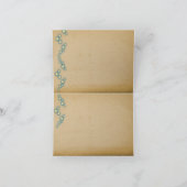 Moonlight Romance Wedding Vielen Dank - Redhead Dankeskarte (Innenseite)