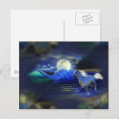 Moonlight Run Postcard Postkarte (Vorne/Hinten)