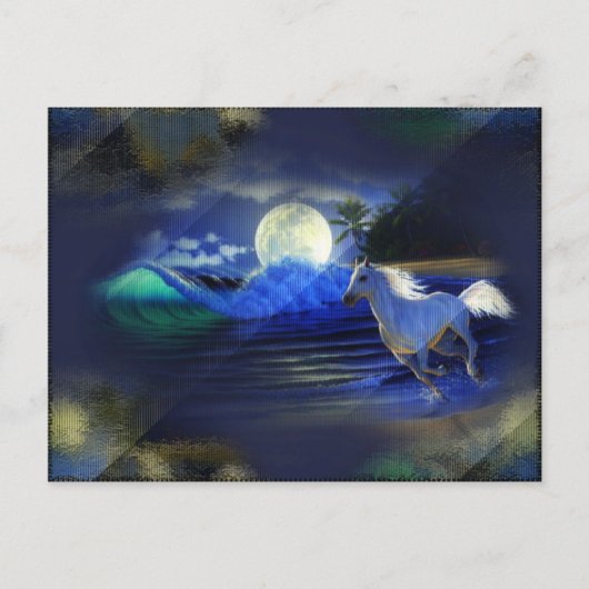 Moonlight Run Postcard Postkarte (Vorderseite)