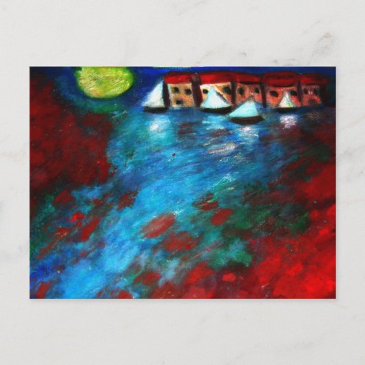 MOONLIGHT SAIL POSTKARTE (Vorderseite)