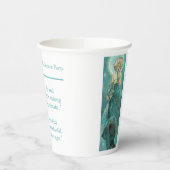 Moonlight Scheidung Party Grün Pappbecher (Links)