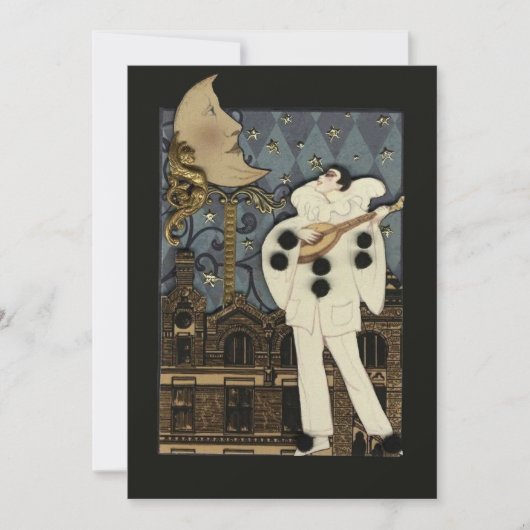 Moonlight Serenade Einladung (Vorderseite)