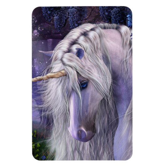 Moonlight Serenade Unicorn Premium Flexi Magnet (Vertikal)