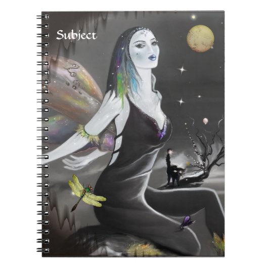 Moonlight Singer Spiral Photo Notebook Notizblock (Vorderseite)