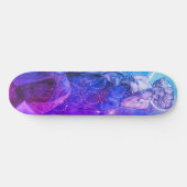 Moonlight-Skateboard Deck, Blaue und Lavendelfarbe Skateboard (Horizontal)