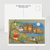 Moonlight Sonata Louis Wain Feiertagspostkarte (Vorne/Hinten)