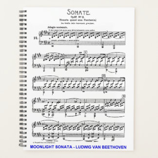 Moonlight-Sonata-Ludwig-Beethoven Planer