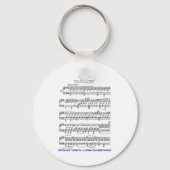 Moonlight-Sonata-Ludwig-Beethoven Schlüsselanhänger (Vorderseite)