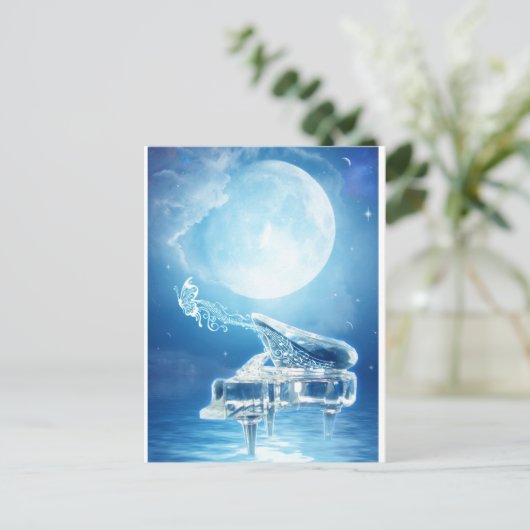 Moonlight Sonata Postkarte (Stehend Vorderseite)