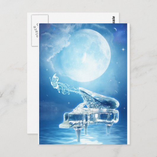 Moonlight Sonata Postkarte (Vorne/Hinten)