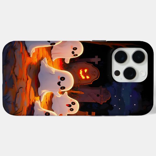 Moonlight Spooky Ghost Tales Case-Mate iPhone Hülle (Rückseite (Horizontal))