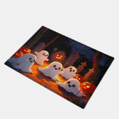 Moonlight Spooky Ghost Tales Fußmatte (Schrägansicht)