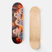 Moonlight Spooky Ghost Tales Skateboard (Vorderseite)
