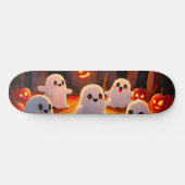 Moonlight Spooky Ghost Tales Skateboard (Horizontal)