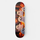 Moonlight Spooky Ghost Tales Skateboard (Vorderseite)