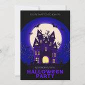 Moonlight Spuk Mansion Einladung (Vorderseite)