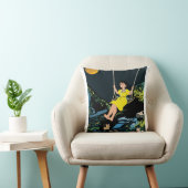 Moonlight Swing Dream" - Whimsical Girl on a Swing Kissen (Stuhl )