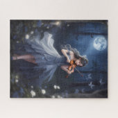 Moonlight Symphony - Dreamy Violin Playing Girl Puzzle (Horizontal)