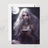 Moonlight Tea Postkarte (Vorne/Hinten)