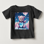 Moonlight Teddy - Dreamme Nächte Baby T-shirt (Vorderseite)