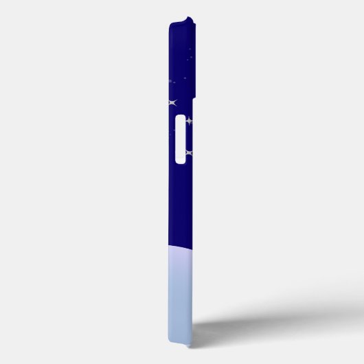 Moonlight Twinkle Snown Landschaft Moderne Case-Mate iPhone Hülle (Rückseite / Rechts)