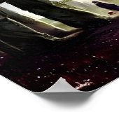 Moonlight über Stonehenge Digitale Kunst Poster (Ecke)