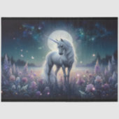Moonlight Unicorn Dreams Decoupage  Seidenpapier (Vorderseite)