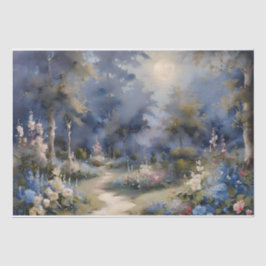 Moonlight-Verzauberter Garten Seidenpapier