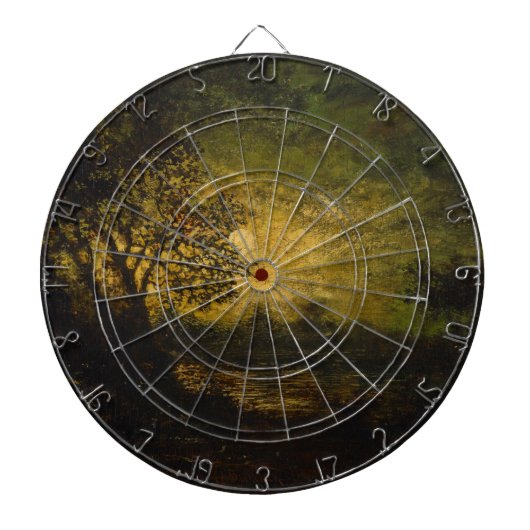 Moonlight (von Ralph Albert Blakelock) Dartscheibe (vorne)