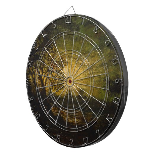 Moonlight (von Ralph Albert Blakelock) Dartscheibe (Vorderseite rechts)