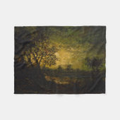 Moonlight (von Ralph Albert Blakelock) Fleecedecke (Vorderseite (Horizontal))