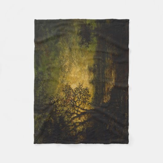 Moonlight (von Ralph Albert Blakelock) Fleecedecke (Vorderseite)