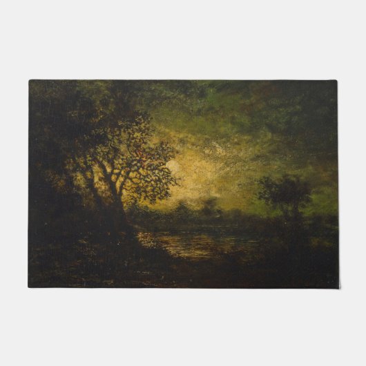 Moonlight (von Ralph Albert Blakelock) Fußmatte (Vorderseite)