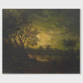 Moonlight (von Ralph Albert Blakelock) Geschenkpapier (Flach)
