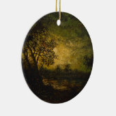 Moonlight (von Ralph Albert Blakelock) Keramik Ornament (Rechts)