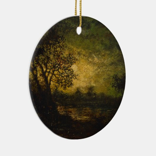 Moonlight (von Ralph Albert Blakelock) Keramik Ornament (Rechts)