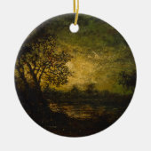 Moonlight (von Ralph Albert Blakelock) Keramik Ornament (Vorne)