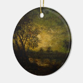 Moonlight (von Ralph Albert Blakelock) Keramik Ornament (Links)
