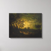 Moonlight (von Ralph Albert Blakelock) Leinwanddruck (Vorderseite)