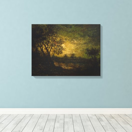 Moonlight (von Ralph Albert Blakelock) Leinwanddruck (Insitu (Holzboden))