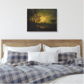 Moonlight (von Ralph Albert Blakelock) Leinwanddruck (Insitu (Schlafzimmer))