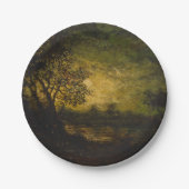 Moonlight (von Ralph Albert Blakelock) Pappteller (Vorderseite)