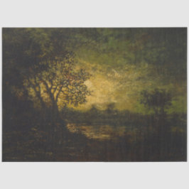 Moonlight (von Ralph Albert Blakelock) Seidenpapier